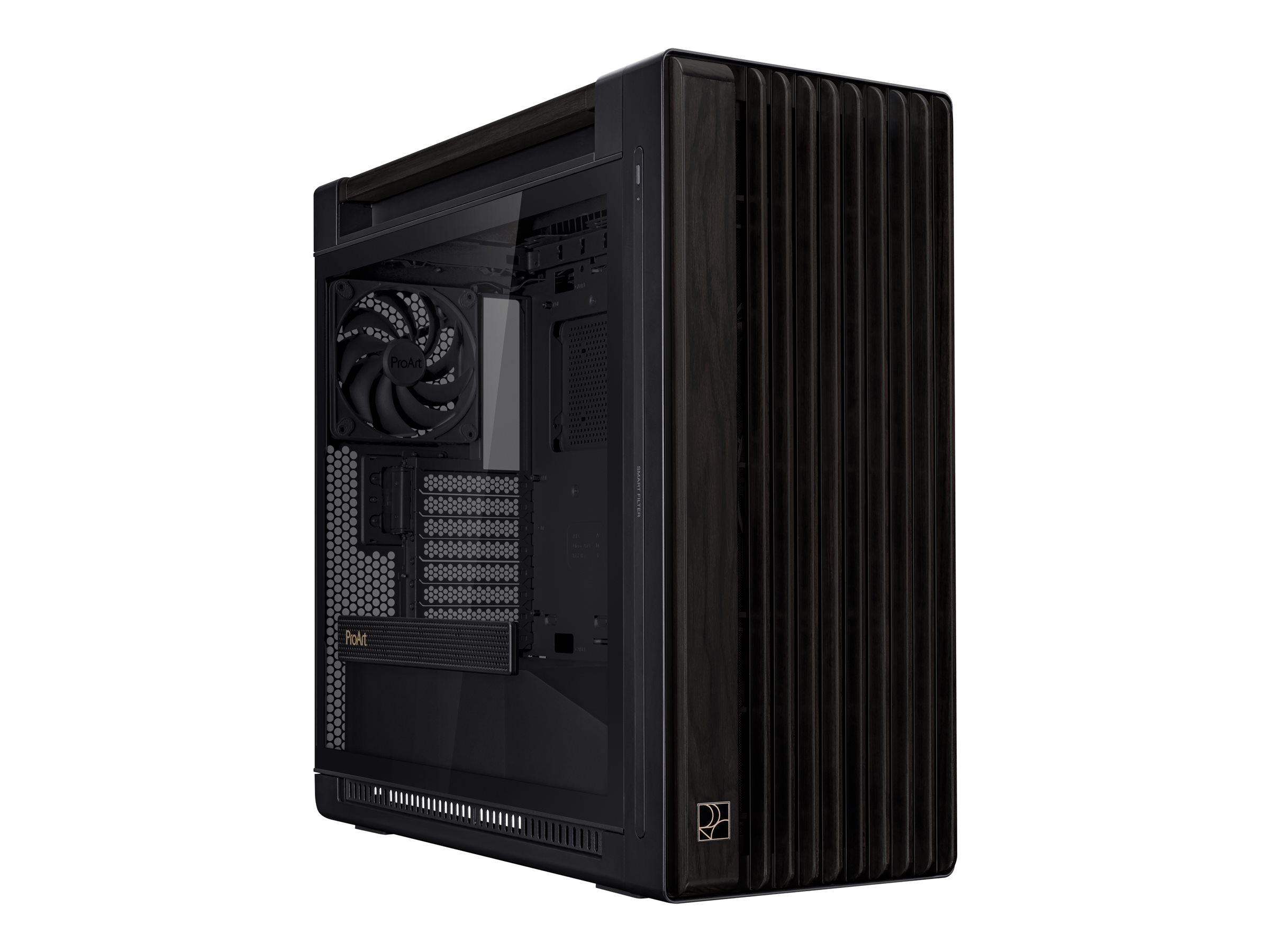 ASUS ProArt PA602 - Wood Edition - mid tower - E-ATX - Seitenteil mit Fenster (gehärtetes Glas)