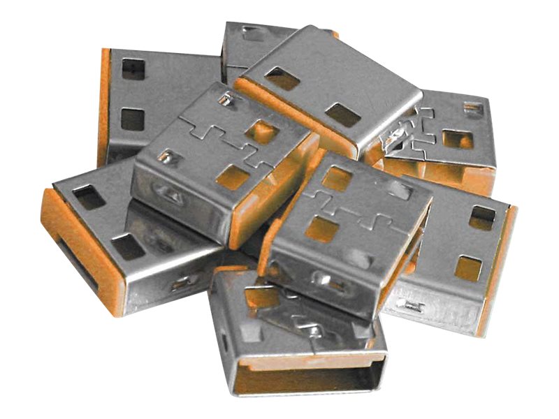 Lindy USB Port Blocker - USB-Portblocker - orange (Packung mit 10), Ansicht 3