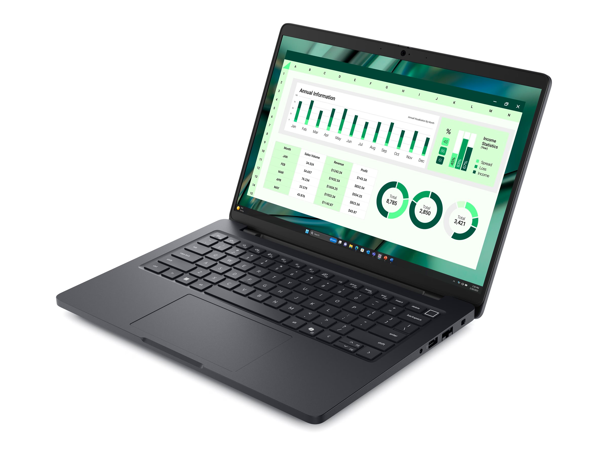 Dell Pro Max 14 MC14250 - Intel Core Ultra 7 265H / 2.2 GHz - vPro Enterprise - Win 11 Pro - RTX PRO 500 Blackwell - 32 GB RAM - 1 TB SSD NVMe, Performance, SED - 35.565 cm (14")