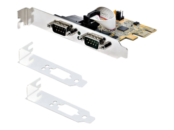 StarTech.com 2-Port PCI Express Serial Card Dual Port PCIe to RS232 (DB9)