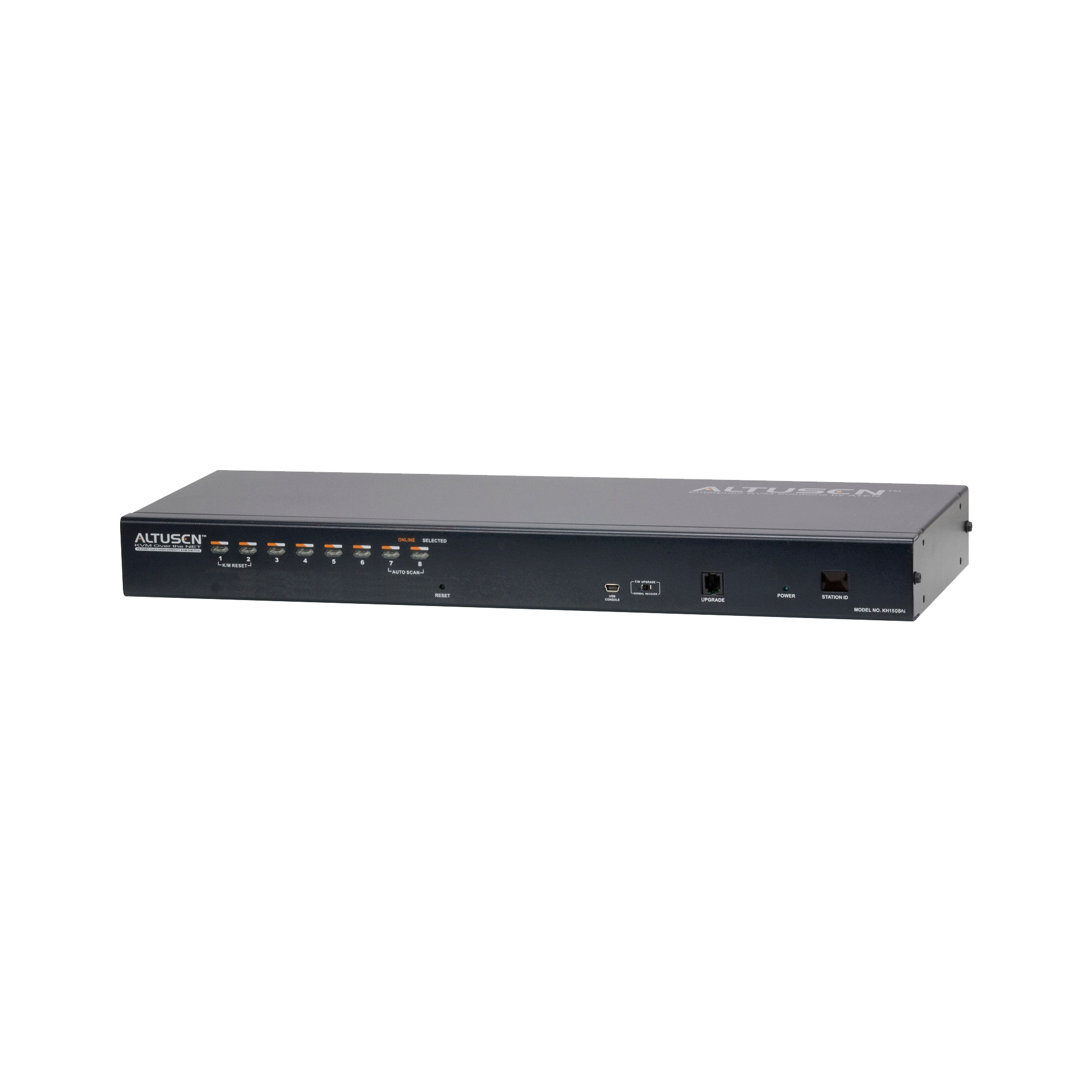 ATEN KH1508Ai Tastatur/Video/Maus (KVM)-Switch Rack-Einbau Schwarz
