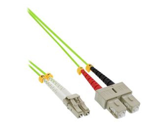 InLine LWL Duplex Kabel - LCSC - 50125µm - OM5 - 15m