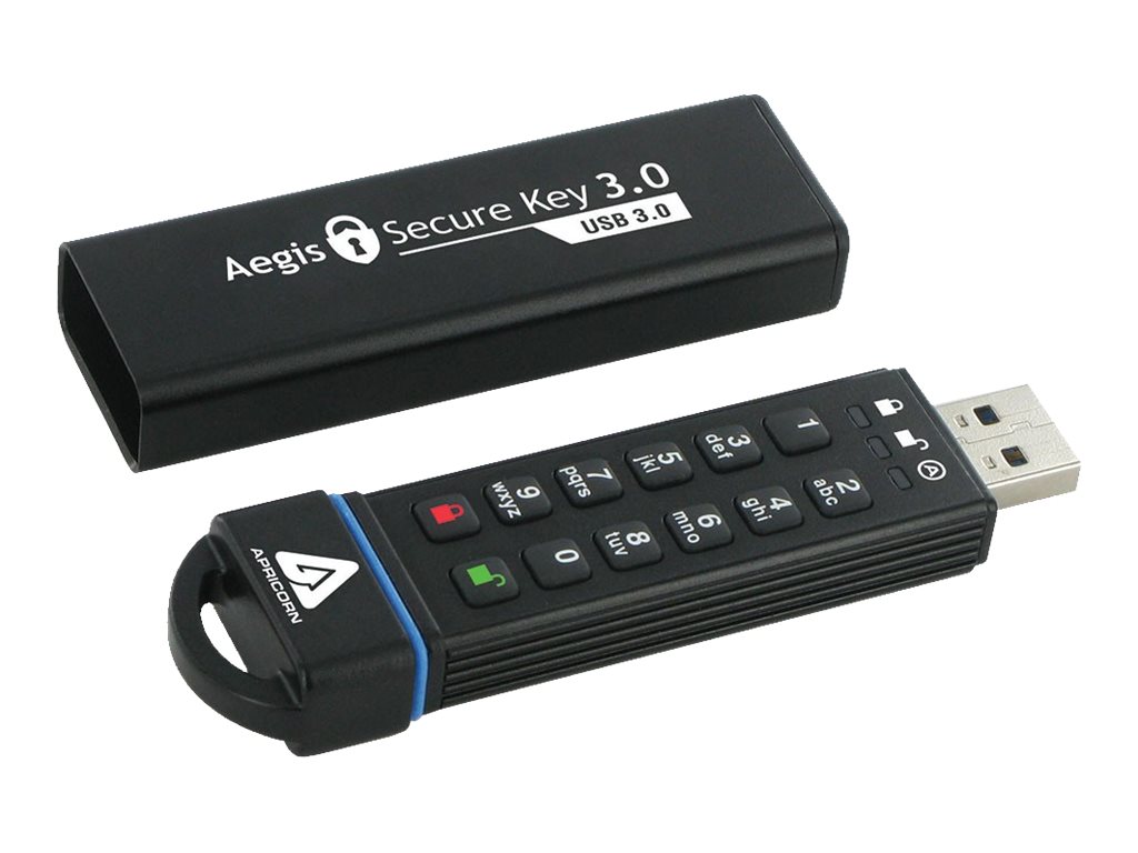 Apricorn Aegis Secure Key 3.0 - USB-Flash-Laufwerk, Ansicht 3