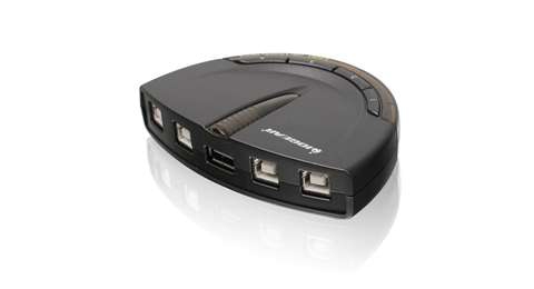 IOGEAR GUB431 - USB-Umschalter für die gemeinsame Nutzung von Peripheriegeräten, Ansicht 4