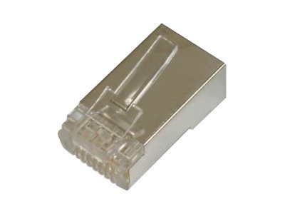 DIGITUS CAT 6 Modularstecker für Rundkabel, Pass through Stecker