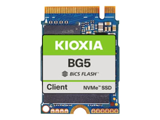 Kioxia BG5 Series KBG50ZNV256G - SSD - 256 GB - Client - intern - M.2 2280 - PCIe 4.0 x4 (NVMe)