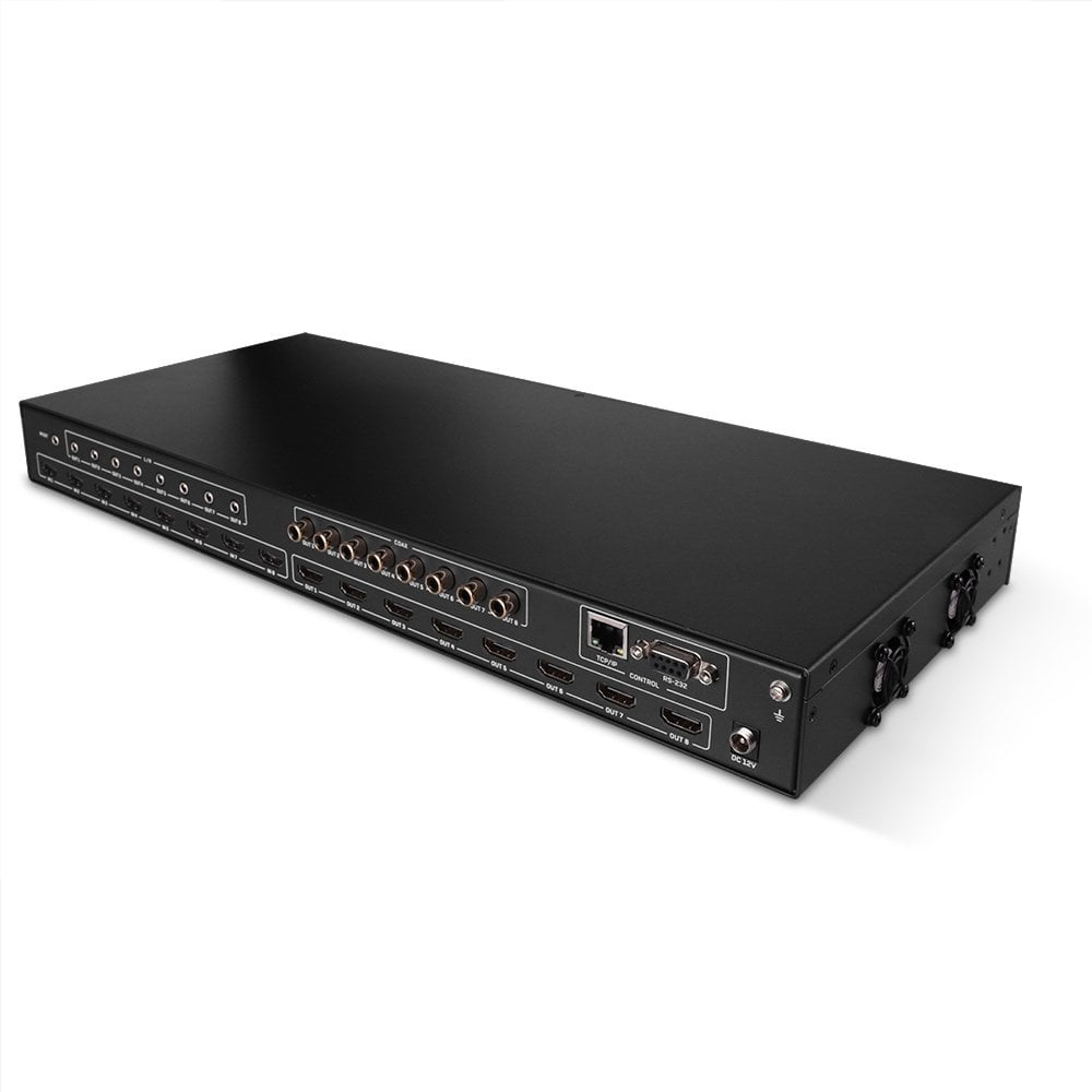Lindy 8x8 HDMI 4K60 Matrix - IrDA (Infrared) - RS-232, Ansicht 4