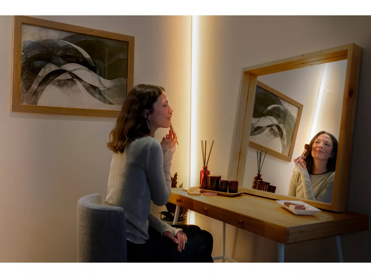Philips OmniGlow - Universalstreifenleuchte - Ambiente - Schlafzimmer - Küche - Wohnzimmer, Ansicht 4