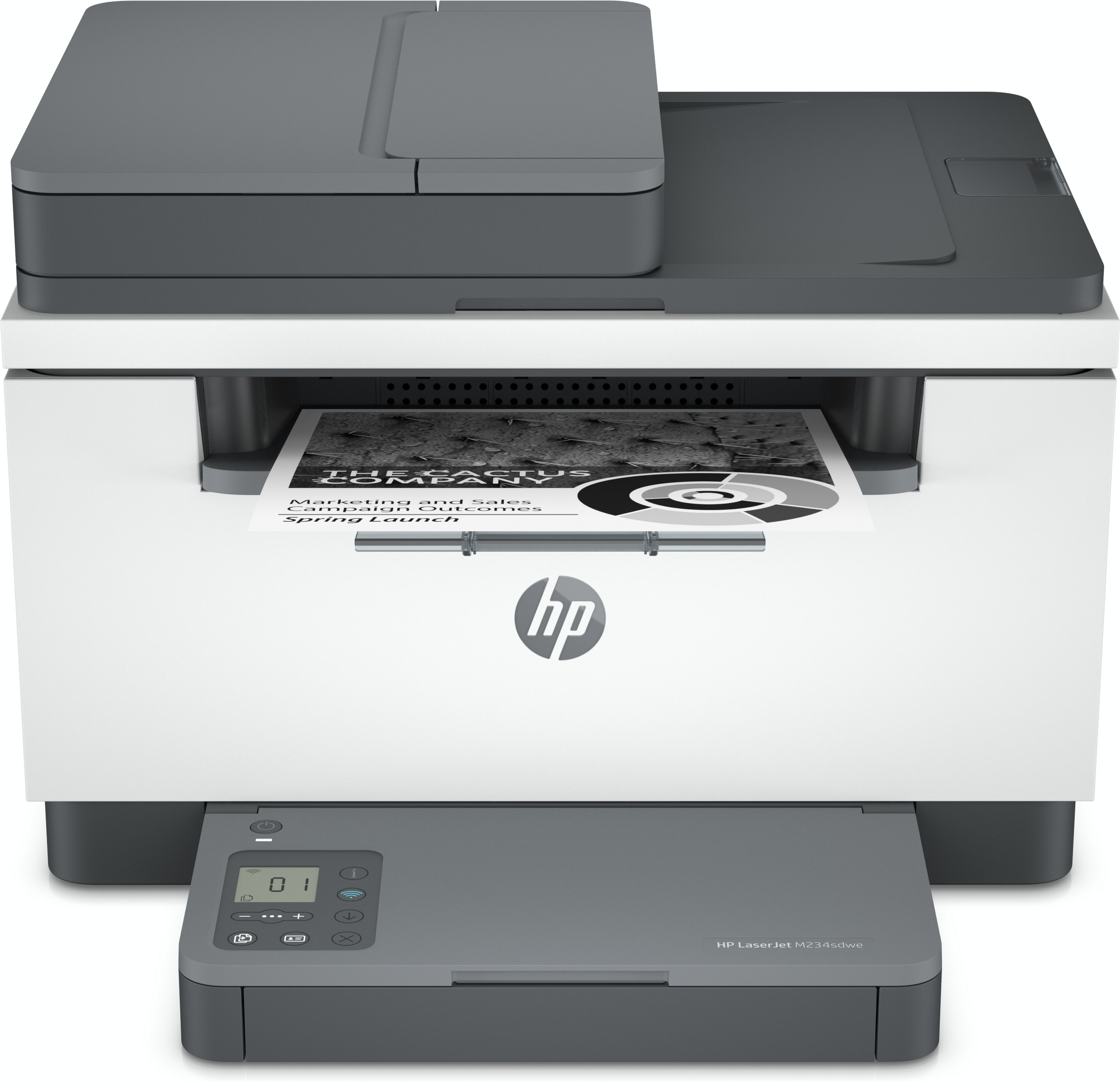 HP LaserJet MFP M234sdwe Drucker - Schwarzweiß - Drucker für Home und Home Office - Drucken - Kopieren - Scannen - +; Scannen an E-Mail; Scannen an PDF - Laser - Farbdruck - 600 x 600 DPI - A4 - Direktdruck - Grau - Weiß