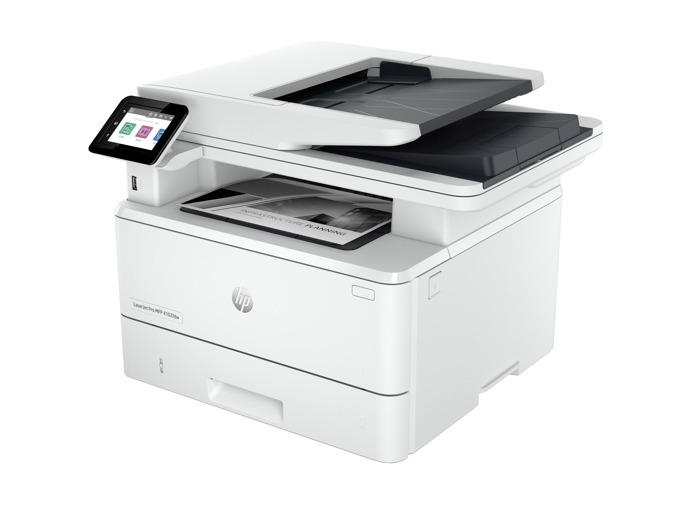 HP LaserJet Pro MFP 4102dw - Multifunktionsdrucker - s/w - Laser - Legal (216 x 356 mm)