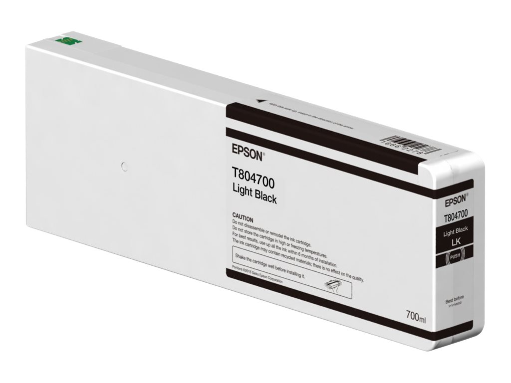 Epson T804700 - 700 ml - Schwarz - original - Tintenpatrone