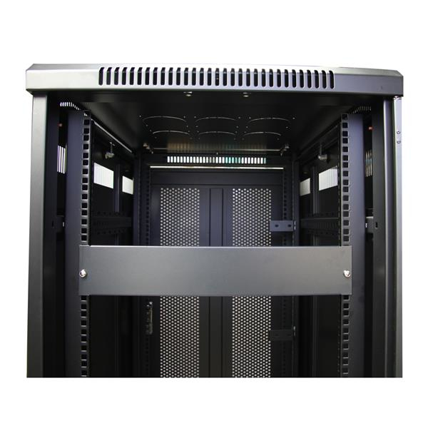 StarTech.com 2 HE Rack Blindblende für 19 Serverschränke und Racks - Blindabdeckung - Schwarz - 2U - 48.3 cm (19), Ansicht 4
