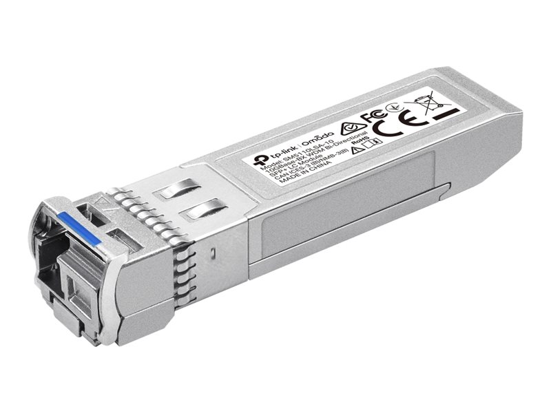 TP-LINK Omada SM5110LSA-10 V1 - SFP+-Transceiver-Modul - 10GbE - 10GBase-BX - LC/UPC Einzelmodus - bis zu 10 km - 1330 (TX)