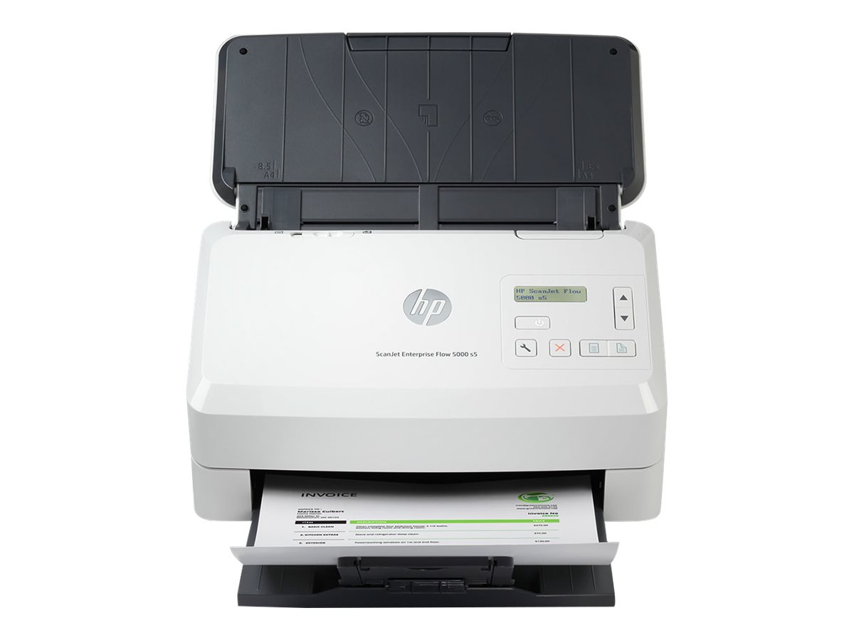 HP ScanJet Enterprise Flow 5000 s5 - Dokumentenscanner - CMOS / CIS - Duplex - 216 x 3100 mm - 600 dpi x 600 dpi - bis zu 65 Seiten/Min. (einfarbig)