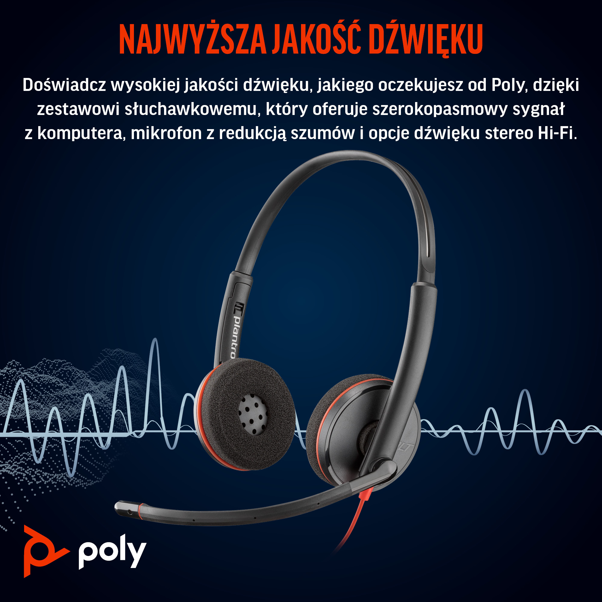 HP Poly Blackwire 3220 - Blackwire 3200 Series - Headset, Ansicht 4
