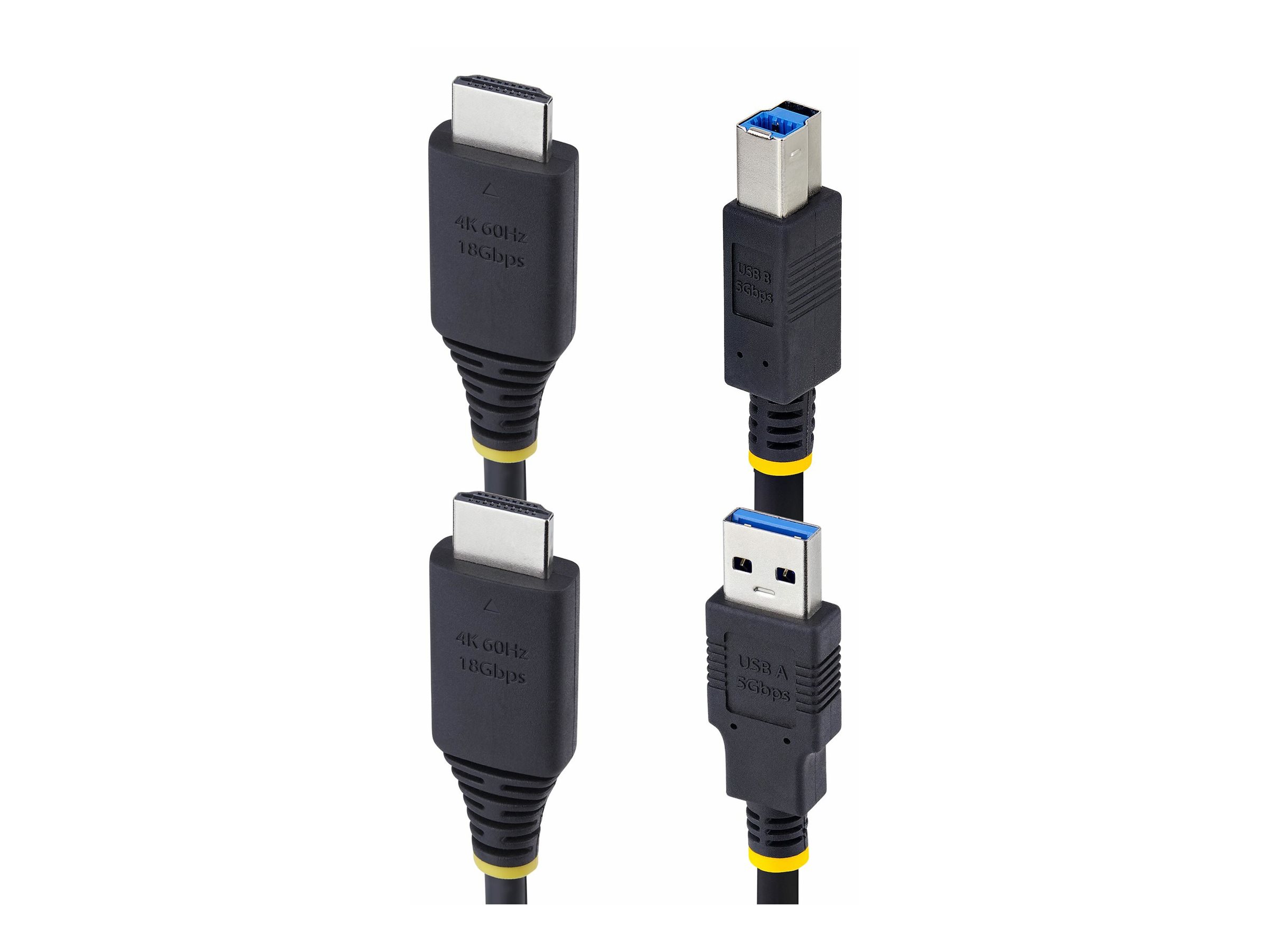 StarTech.com 6ft (1.8m) HDMI and USB 5Gbps KVM Cable - Tastatur- / Video- / Maus- (KVM-)