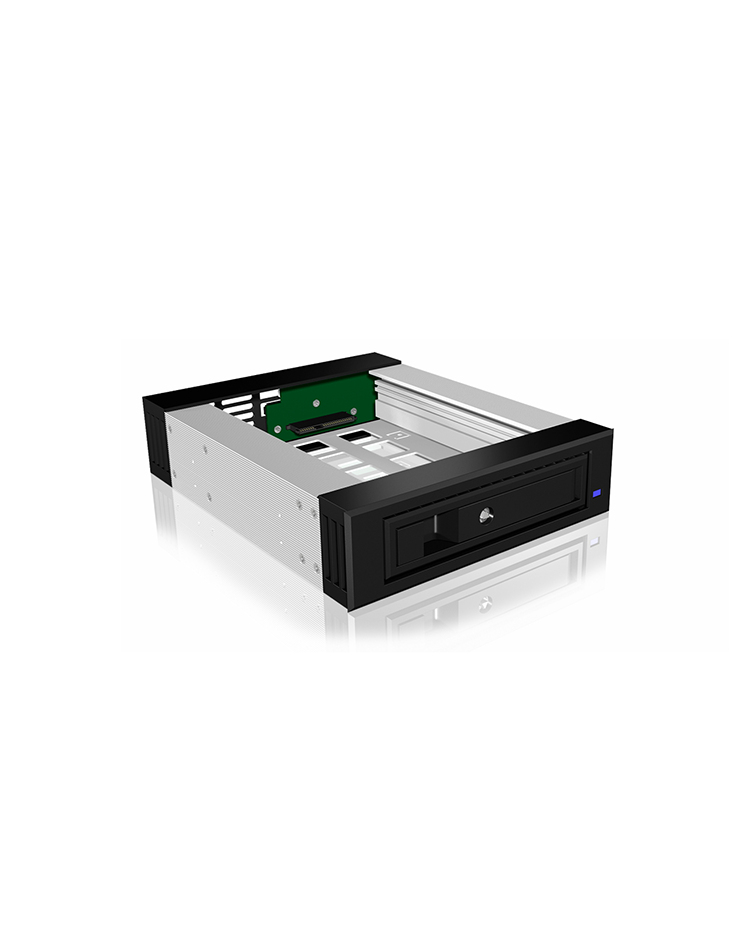 ICY BOX Carrier IB-129SSK-B mit 4 HDD Schrauben black, Ansicht 3