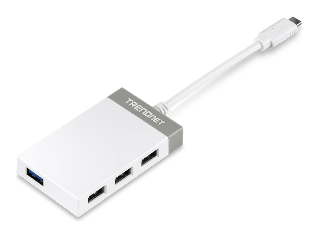 TRENDnet TUC-H4E - Hub - 4 x SuperSpeed USB 3.0 + 1 x USB-C, Ansicht 4