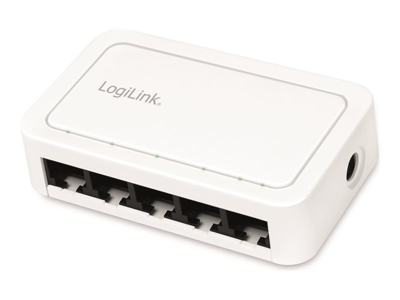 LogiLink Switch - 5 x 10/100/1000 - Desktop