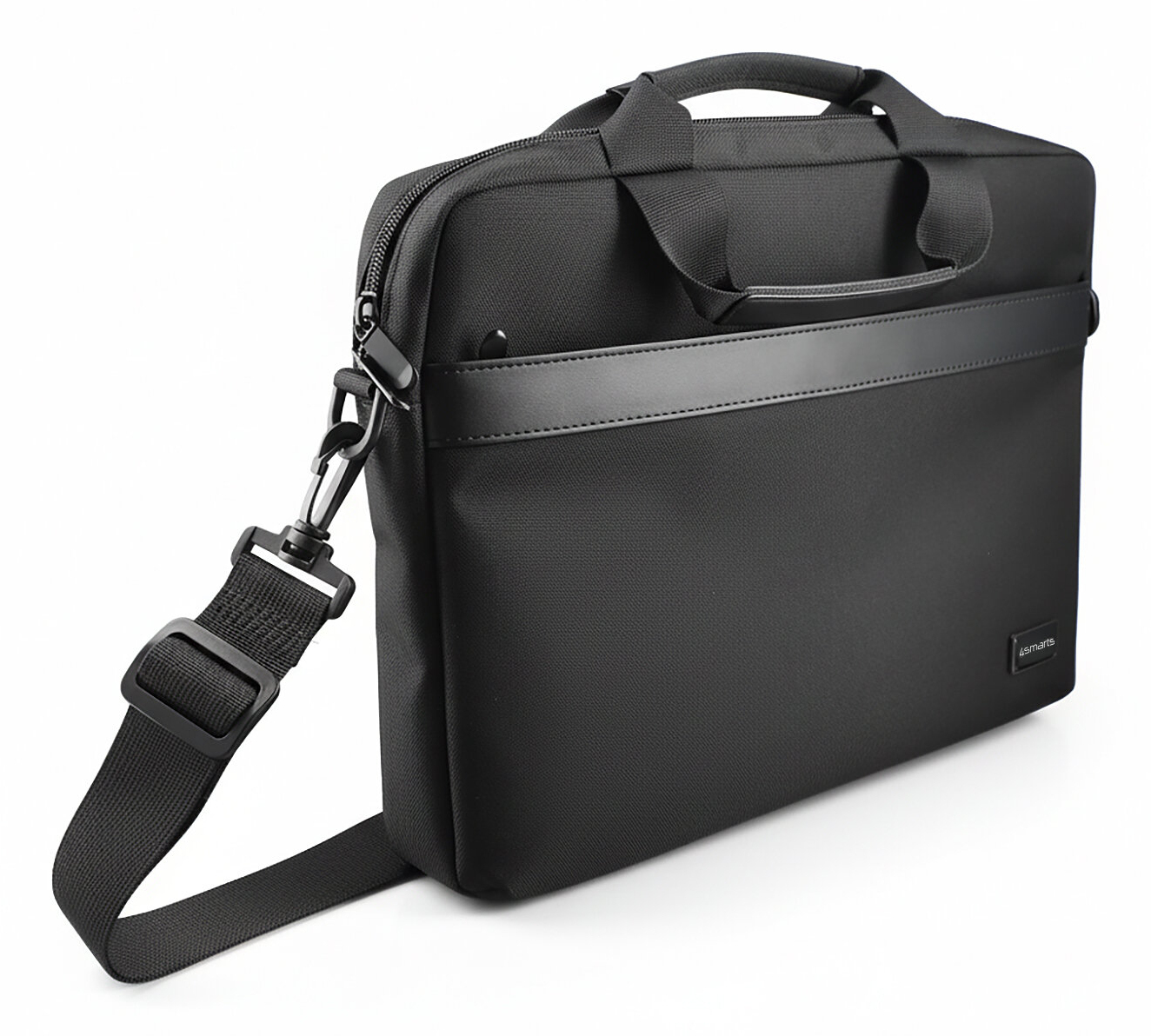 4smarts Laptop-Tasche Target Eco Slim 13–14” schwarz, Ansicht 3