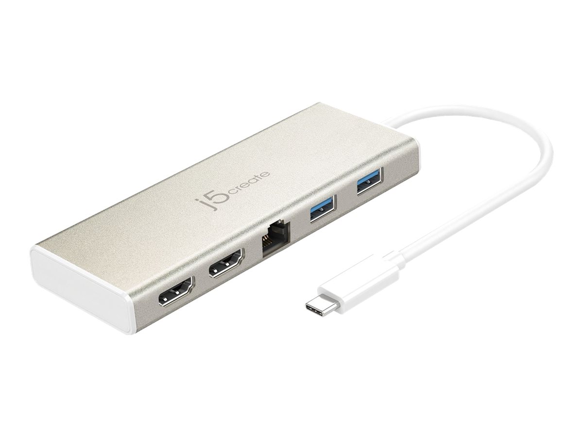j5create JCD381-N - Dockingstation - USB-C - 2 x HDMI, Ansicht 3