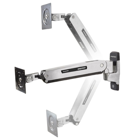 Ergotron Interactive Arm LD - Befestigungskit (Gelenkarm, VESA-Adapter, Wandmontagehalterung), Ansicht 3