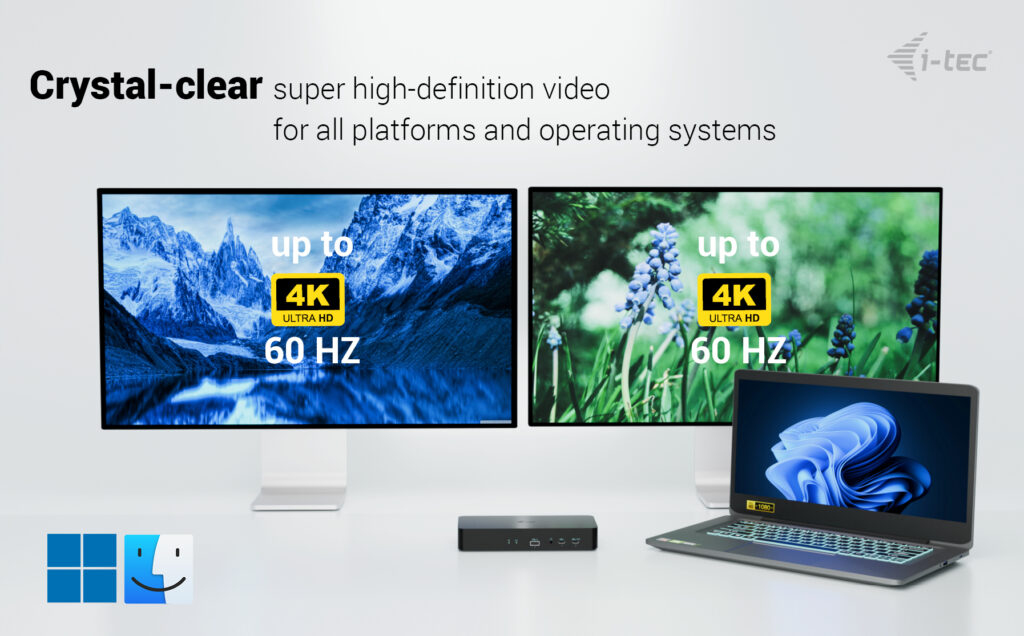 i-tec Dockingstation - USB-C / USB4 / Thunderbolt 3 / Thunderbolt 4 / Thunderbolt 5 /USB-A, Ansicht 4