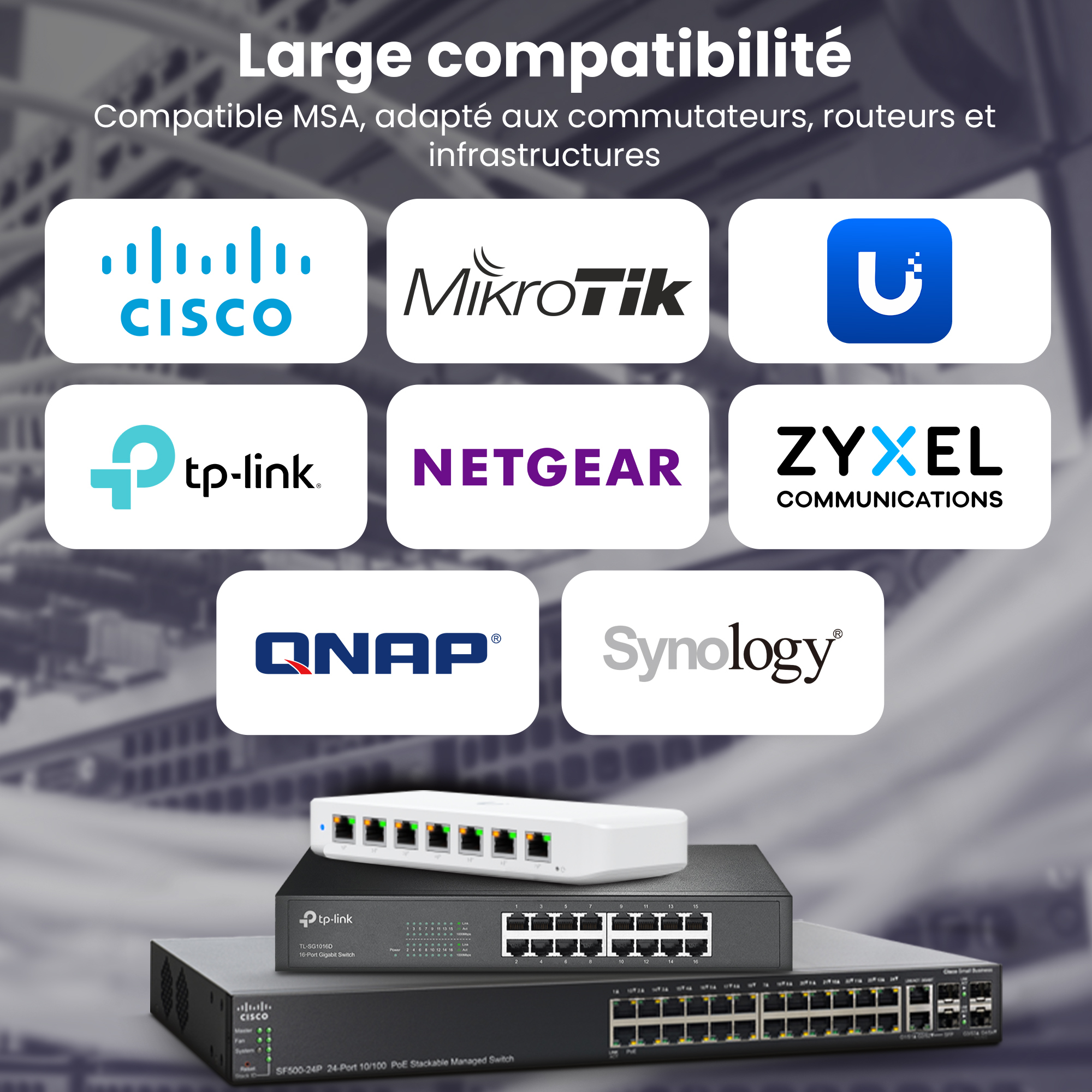 Extralink SFP+ WDM-Modul SFP+ 10G 10Gbps 1270/1330nm - Einzelmodus - 20km - LC - DOM - Paar - Faseroptik - 10000 Mbit/s, Ansicht 2