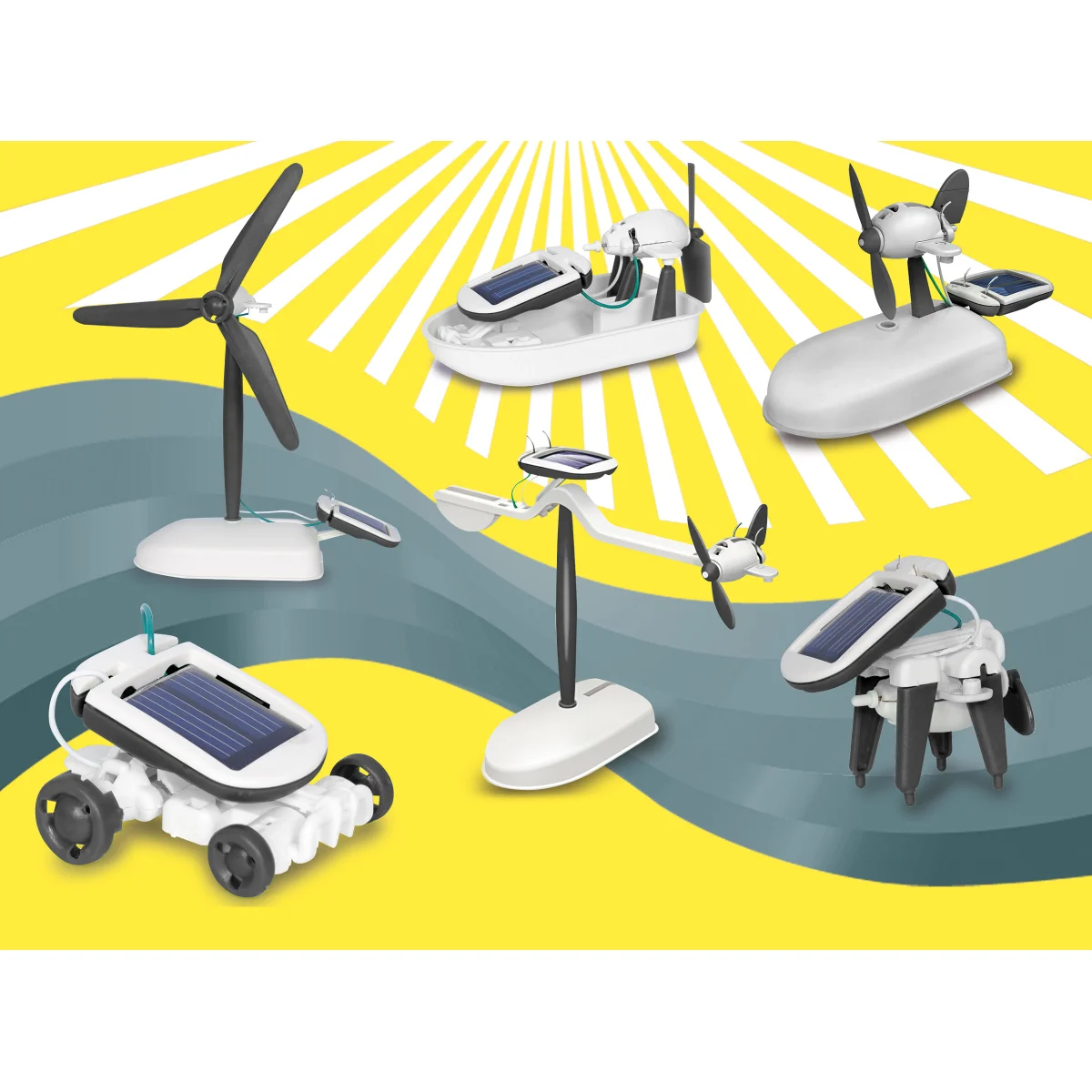 JAMARA Solar Kit 6in1 schwarz/weiß 10+, Ansicht 4
