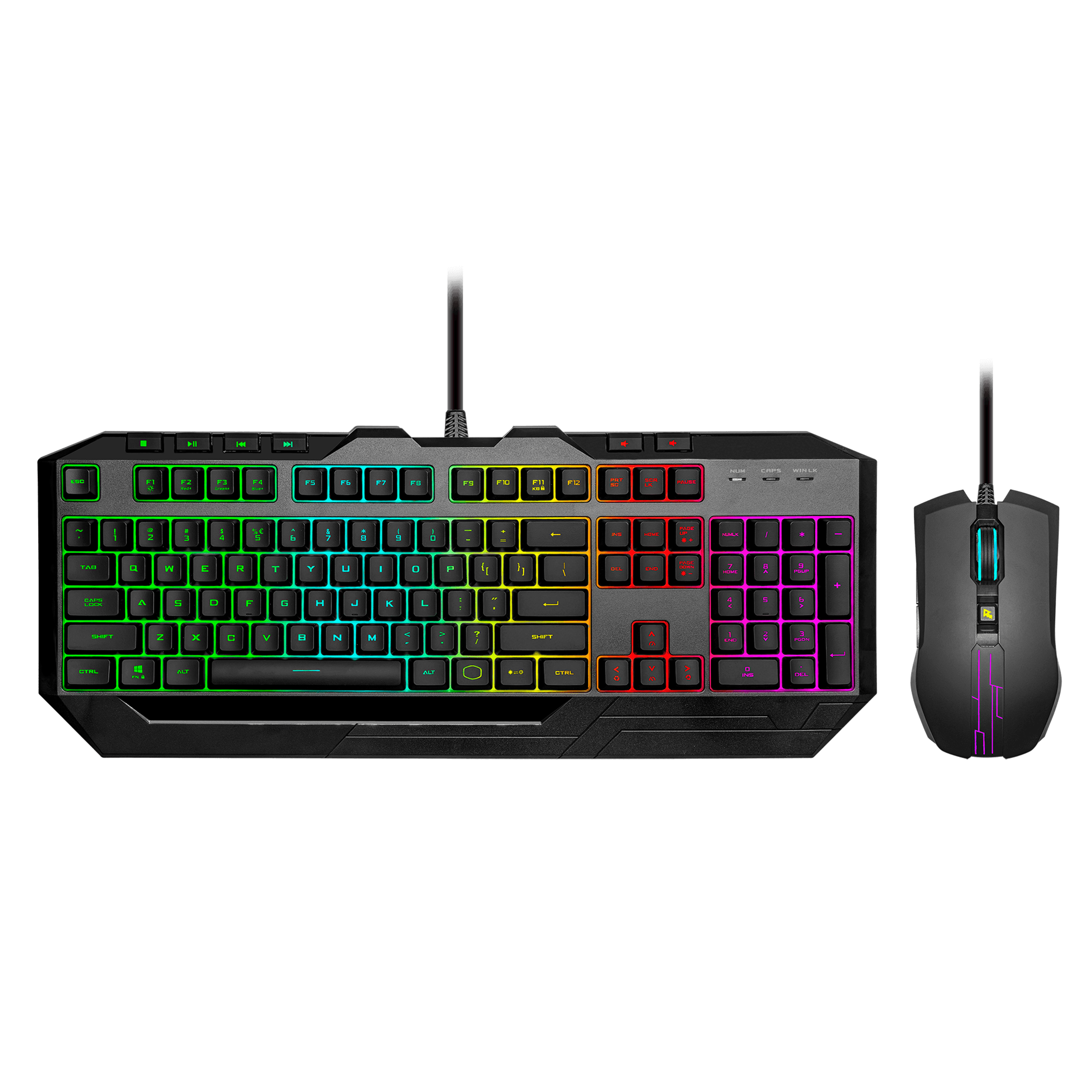 Cooler Master Desktop Gaming Devastator 4 black RGB revised - TL: Deutsch, QWERTZ, Ansicht 3