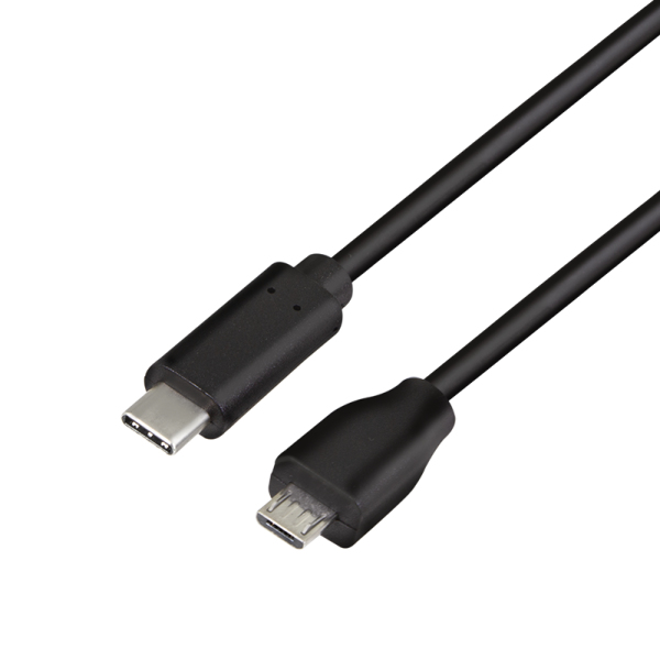 LogiLink USB-Kabel - USB 2.0 Type C (M) zu Micro-USB 2.0 (M), Ansicht 2