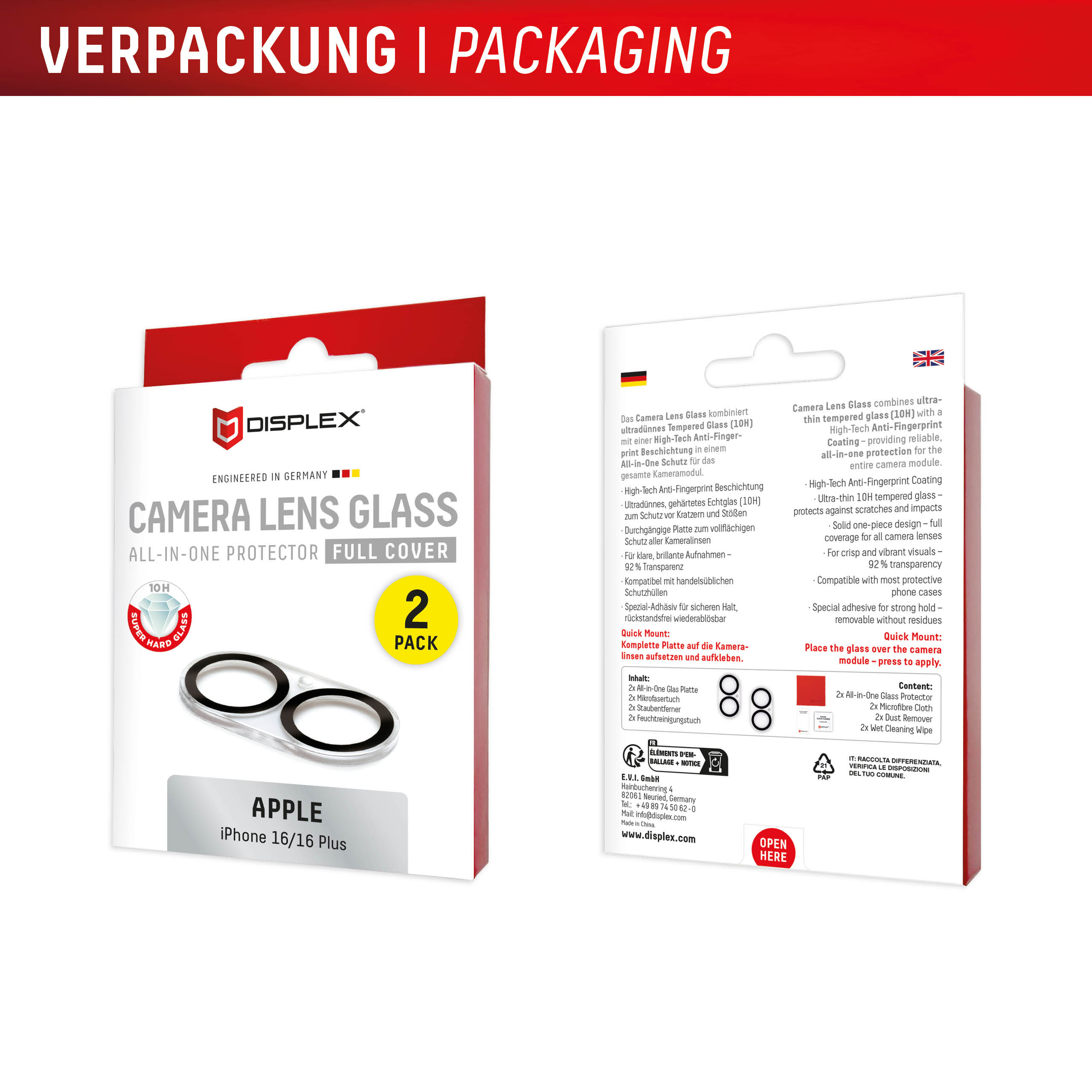 E.V.I. DISPLEX CamGlass All-In-ONE, Ansicht 3