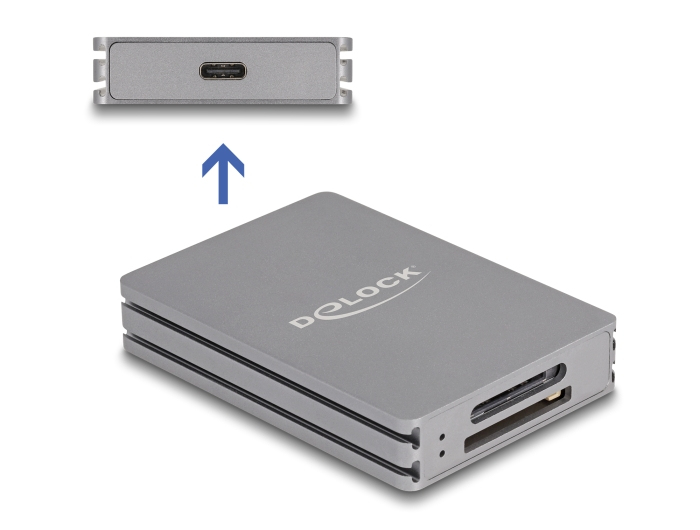 Delock 91013 - Card USB-A/-C für SD CFexpress Typ A - Card-Reader - CF Express Typ A, Ansicht 4