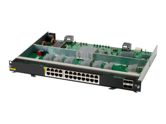HPE Aruba Networking CX 6400 24p Smart Rate 1G2.5G5G10G Class8 PoE and 4p SFP56 v2 Module
