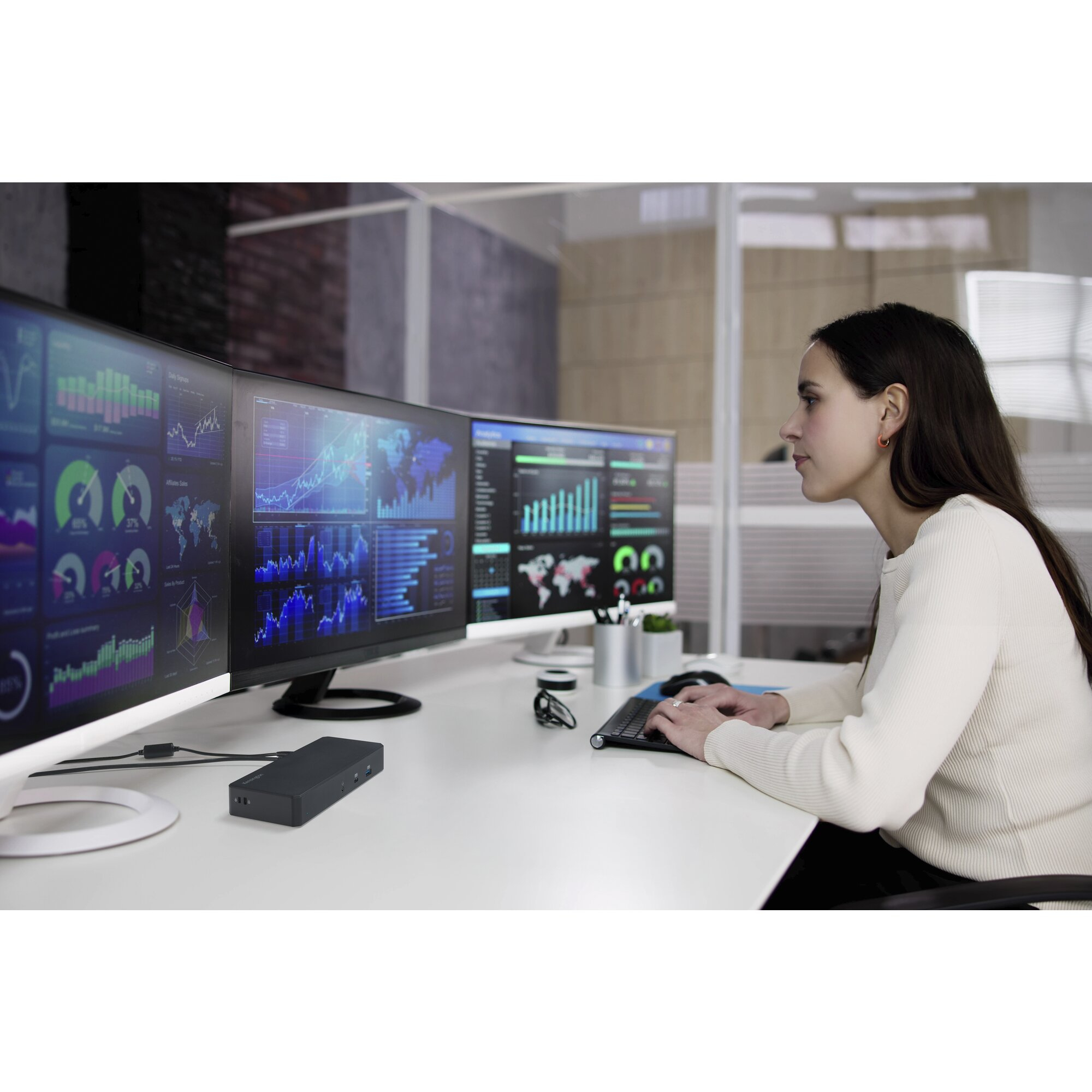 Kensington SD3220U3 EQ USB-C Triple Video Dock, Ansicht 3