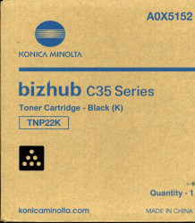 Konica Minolta TNP-22K - Schwarz - original - Tonerpatrone, Ansicht 2