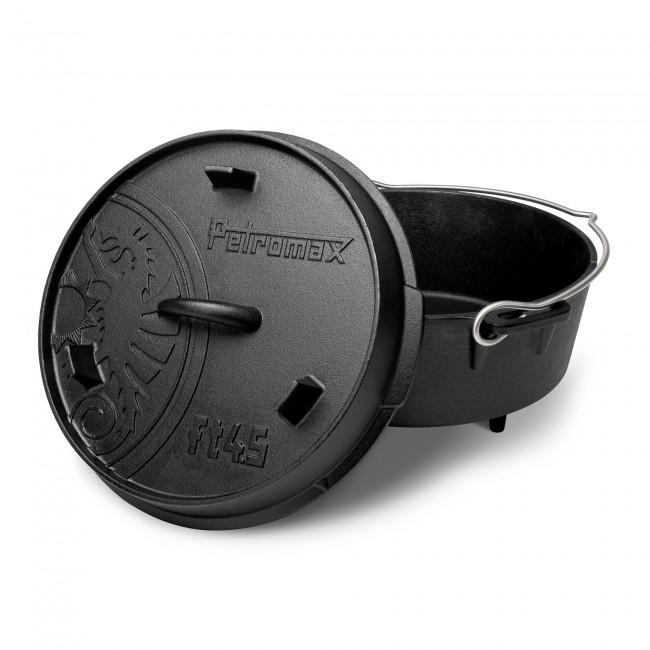 Petromax ft4.5 - 3,5 l - Schwarz - Eisenguss - 186 mm - 270 mm - 310 mm, Ansicht 2