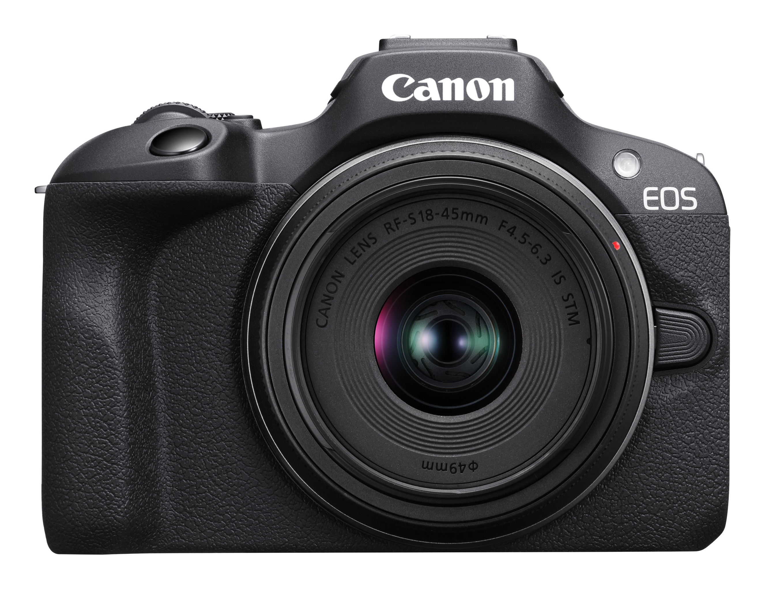 Canon EOS R100 + RF-S 18-45mm F4.5-6.3 IS STM Kit - 24,1 MP - 6000 x 4000 Pixel - CMOS - 4K Ultra HD - 309 g - Schwarz, Ansicht 3