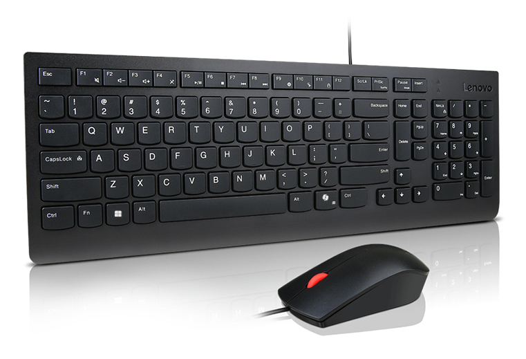 Lenovo Essential Wired Combo - Tastatur-und-Maus-Set - TL: Nordisch, QWERTY, Ansicht 4