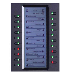 Grandstream GXP2200EXT Expansion Module - Funktionstasten-Erweiterungsmodul, Ansicht 3