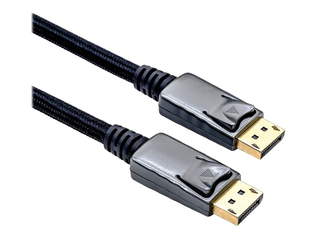 Roline - DisplayPort-Kabel - DisplayPort (M) zu DisplayPort (M) - 2 m - 4K Unterstützung - Schwarz