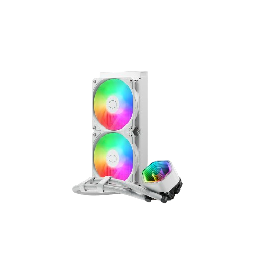 Cooler Master MasterLiquid 240 Core II - Prozessor-Flüssigkeitskühlsystem - Kühlergröße: 360 mm - Weiß, Ansicht 3