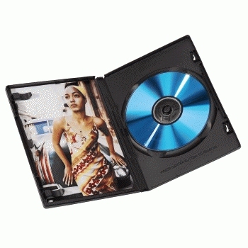 Hama DVD Jewel Case with foil - DVD Jewel Case - Kapazität: 1 DVD - Schwarz (Packung mit 10), Ansicht 2