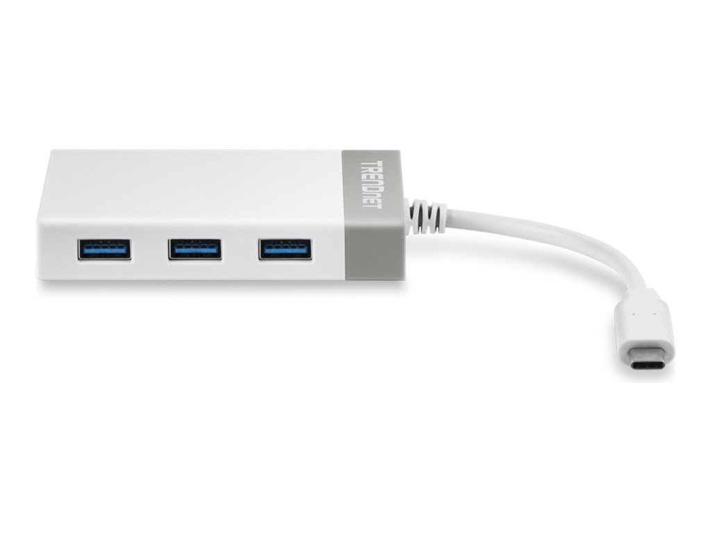 TRENDnet TUC-H4E - Hub - 4 x SuperSpeed USB 3.0 + 1 x USB-C, Ansicht 3