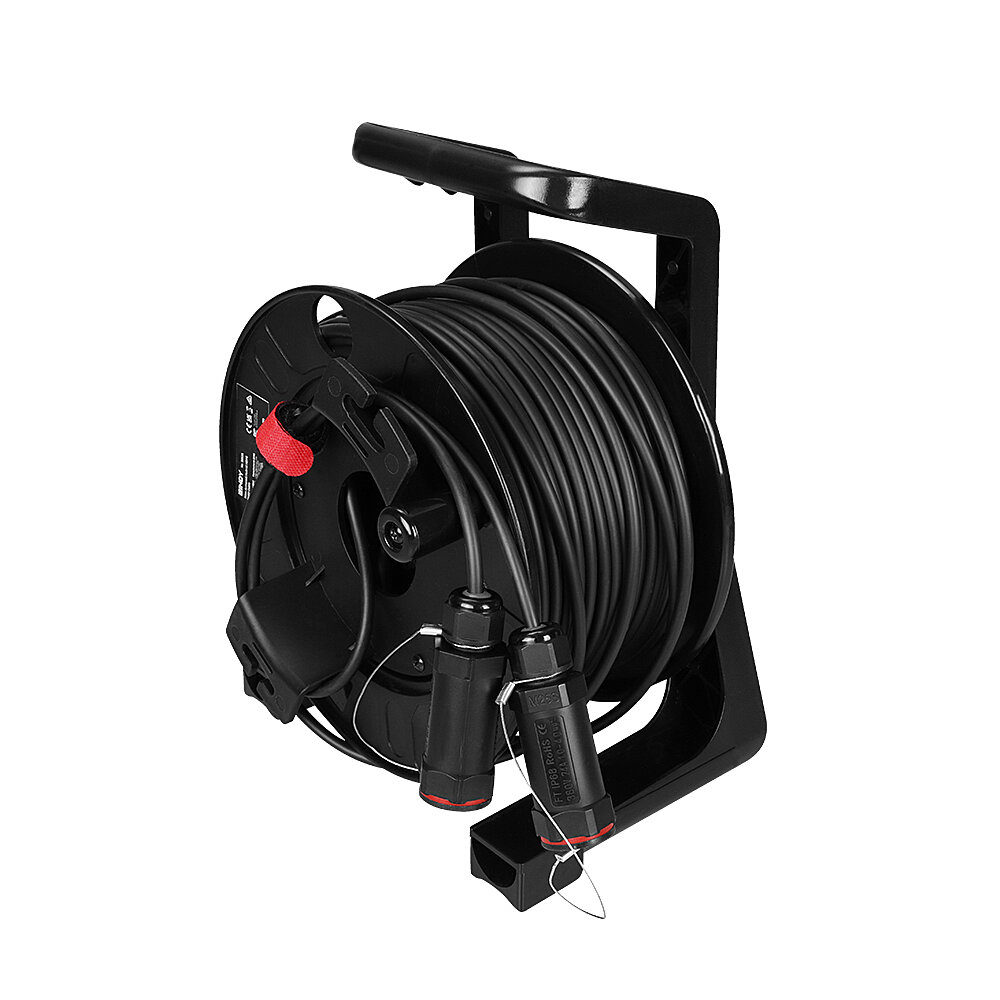 Lindy Ultra High Speed - HDMI-Kabel - HDMI männlich zu HDMI männlich - 50 m - Hybrid KupferKohlefaser - Schwarz - gepanzert unterstützt 8K 60 Hz (7680 x 4320)