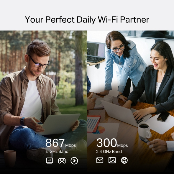 TP-LINK M7750 LTE-Advanced Mobile Wi-Fi - Router - WLAN, Ansicht 4