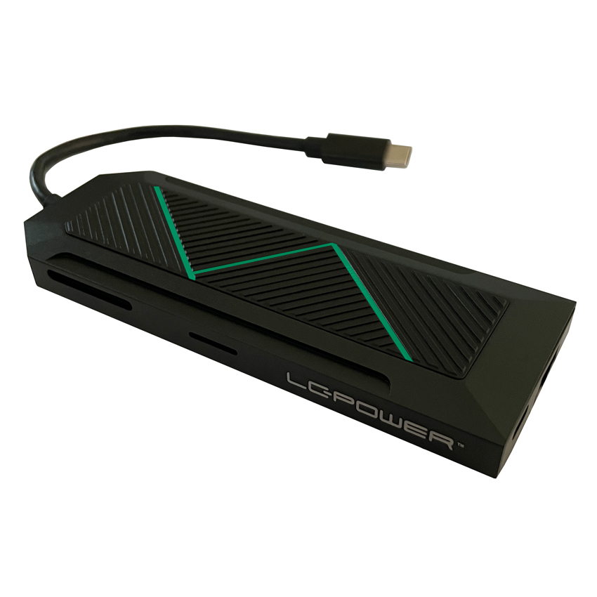 LC-Power HUB LC-HUB--C-MULTI-6-RGB black, Ansicht 3