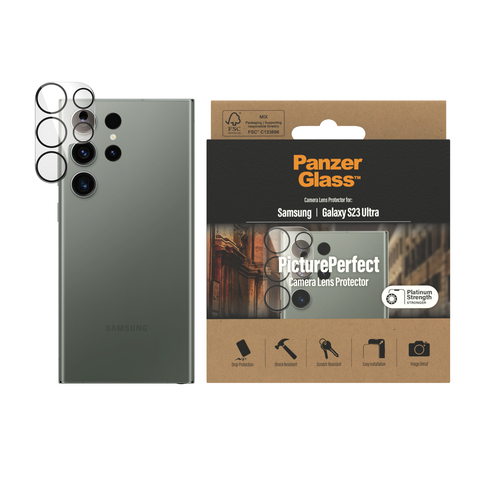 PanzerGlass PicturePerfect - Objektivschutz für Handy, Ansicht 4