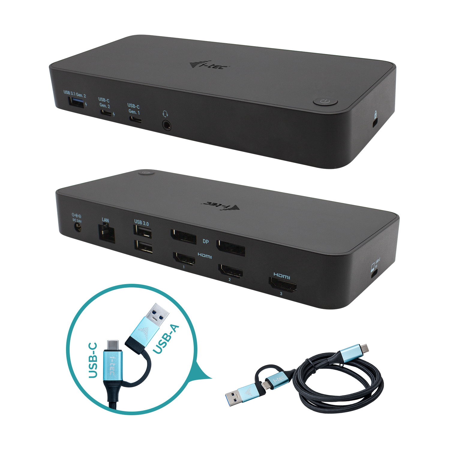 i-tec Dockingstation - USB-C / Thunderbolt 3, Ansicht 2