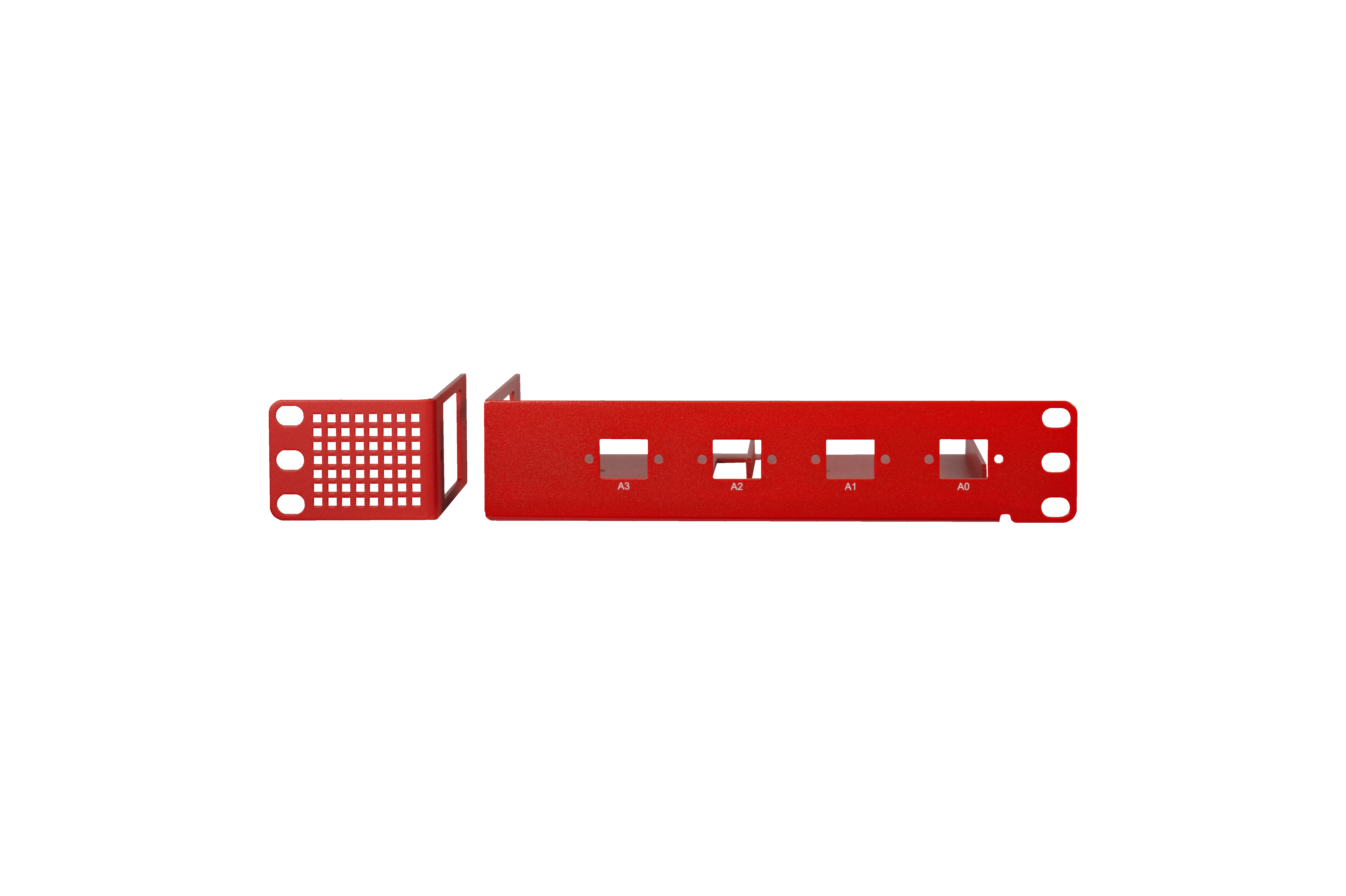 Securepoint 19 Rackmount-Kit Premium für Black Dwarf Pro G5 - Rot - Montageset, Ansicht 2